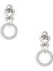 Silver Plated Philippians 4:13 Eternity Ring - Filigree Heart Post Earrings