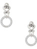 Silver Plated Psalm 46:10 Eternity Ring - Filigree Heart Post Earrings