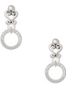 Silver Plated Always My Mother Eternity Ring - Filigree Heart Post Earrings