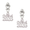 Silver Plated Class of 2026 - Filigree Heart Post Earrings