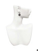 Silver Plated Medical Pharmacist Caduceus Seal - Rx - Filigree Heart Post Earrings