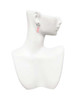 Resin Pink Geronimo the Giraffe - Filigree Heart Post Earrings
