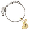 Gold-tone Script Mom Heart - Gold-tone Plated Twist Rope Bead Charm Dangle with Mini Year 2026