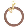 Acrylic 1 1/2" Ring Rose Gold-tone - Gold-tone Plated Clip on Charm with Mini Year 2026: Year to Remember Jewelry Gift - Celebrations