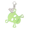 Acrylic Large Lime Green Skull - Silver Plated Clip on Charm with Mini Year 2026: Year to Remember Jewelry Gift - Celebrations