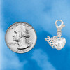 10mm Clear Crystal Heart - Silver Plated Clip on Charm with Mini Year 2026 Jewelry Ideas and Examples