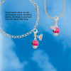 Hot Pink Ladybug Spinner - Silver Plated Clip on Charm with Mini Year 2026
