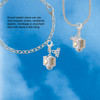 Two-tone Love You Square Spinner - Silver Plated Clip on Charm with Mini Year 2026