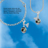 Silver Plated Lime Leaves on Black Band Spinner - Silver Plated Clip on Charm with Mini Year 2026