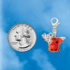 Resin Longhorn - Silver Plated Clip on Charm with Mini Year 2026 Jewelry Ideas and Examples