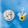 Resin Bumble Bee - Silver Plated Clip on Charm with Mini Year 2026 Jewelry Ideas and Examples