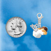 Resin Flying Angel - Silver Plated Clip on Charm with Mini Year 2026 Jewelry Ideas and Examples