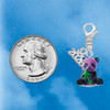Resin Purple Panda Bear - Silver Plated Clip on Charm with Mini Year 2026 Jewelry Ideas and Examples