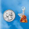 Resin Laughing Buddha - Silver Plated Clip on Charm with Mini Year 2026 Jewelry Ideas and Examples