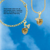 Gold-tone Snake Wrapped Around Spinner - Gold-tone Plated Clip on Charm with Mini Year 2026