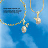 Gold-tone Barrel with AB Clear Crystal Stars Spinner - Gold-tone Plated Clip on Charm with Mini Year 2026