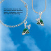 Silver Plated Derby Hat with Pipe - Silver Plated Clip on Charm with Mini Year 2026