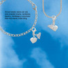Silver Plated Small 2-D Puffy Heart - Silver Plated Clip on Charm with Mini Year 2026