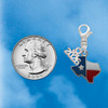 Silver Plated Enamel Lone Star Texas - Silver Plated Clip on Charm with Mini Year 2026 Jewelry Ideas and Examples