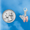 Silver Plated Mini Pink Ballet Shoes - Silver Plated Clip on Charm with Mini Year 2026 Jewelry Ideas and Examples