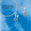 Silver Plated Snowflake - Silver Plated Clip on Charm with Mini Year 2026