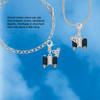 Silver Plated Blue Torah Scroll - Silver Plated Clip on Charm with Mini Year 2026