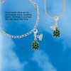 Silver Plated Green Top Turtle - Silver Plated Clip on Charm with Mini Year 2026