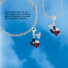 Silver Plated Red and Blue Texas - Silver Plated Clip on Charm with Mini Year 2026