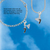 Silver Plated Black Number - 7 - Silver Plated Clip on Charm with Mini Year 2026