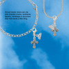 Silver Plated Antiqued Budded Cross - Silver Plated Clip on Charm with Mini Year 2026