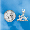 Silver Plated Mom - Silver Plated Clip on Charm with Mini Year 2026 Jewelry Ideas and Examples