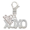 Silver Plated XOXO - Silver Plated Clip on Charm with Mini Year 2026: Year to Remember Jewelry Gift - Celebrations