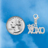 Silver Plated XOXO - Silver Plated Clip on Charm with Mini Year 2026 Jewelry Ideas and Examples