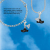 Silver Plated Black Cowboy Hat - Silver Plated Clip on Charm with Mini Year 2026
