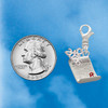 Silver Plated Diploma - Silver Plated Clip on Charm with Mini Year 2026 Jewelry Ideas and Examples