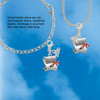 Silver Plated Letter to Santa - Silver Plated Clip on Charm with Mini Year 2026