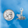 Silver Plated Small Armadillo - Silver Plated Clip on Charm with Mini Year 2026 Jewelry Ideas and Examples