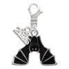 Silver Plated Hanging Bat - Silver Plated Clip on Charm with Mini Year 2026: Year to Remember Jewelry Gift - Celebrations