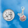 Silver Plated Volleyball - ''Set It'' - Silver Plated Clip on Charm with Mini Year 2026 Jewelry Ideas and Examples