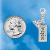 Silver Plated Inspire - Silver Plated Clip on Charm with Mini Year 2026 Jewelry Ideas and Examples