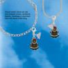 Enamel Gingerbread Cookie Girl - Silver Plated Clip on Charm with Mini Year 2026