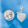 Silver Plated Heart Locket - Silver Plated Clip on Charm with Mini Year 2026 Jewelry Ideas and Examples