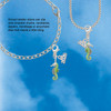 Silver Plated Lime Green Seahorse - Silver Plated Clip on Charm with Mini Year 2026