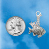 Silver Plated Antiqued Fish - Silver Plated Clip on Charm with Mini Year 2026 Jewelry Ideas and Examples