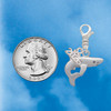 Silver Plated Shark - Silver Plated Clip on Charm with Mini Year 2026 Jewelry Ideas and Examples