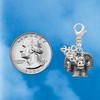 Silver Plated Ram Head - Silver Plated Clip on Charm with Mini Year 2026 Jewelry Ideas and Examples