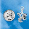 Silver Plated 3-D Lion - Silver Plated Clip on Charm with Mini Year 2026 Jewelry Ideas and Examples