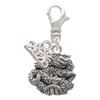Silver Plated Chinese Dragon - Silver Plated Clip on Charm with Mini Year 2026: Year to Remember Jewelry Gift - Celebrations