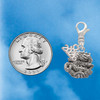 Silver Plated Chinese Dragon - Silver Plated Clip on Charm with Mini Year 2026 Jewelry Ideas and Examples