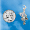 Silver Plated Antiqued Lobster - Silver Plated Clip on Charm with Mini Year 2026 Jewelry Ideas and Examples